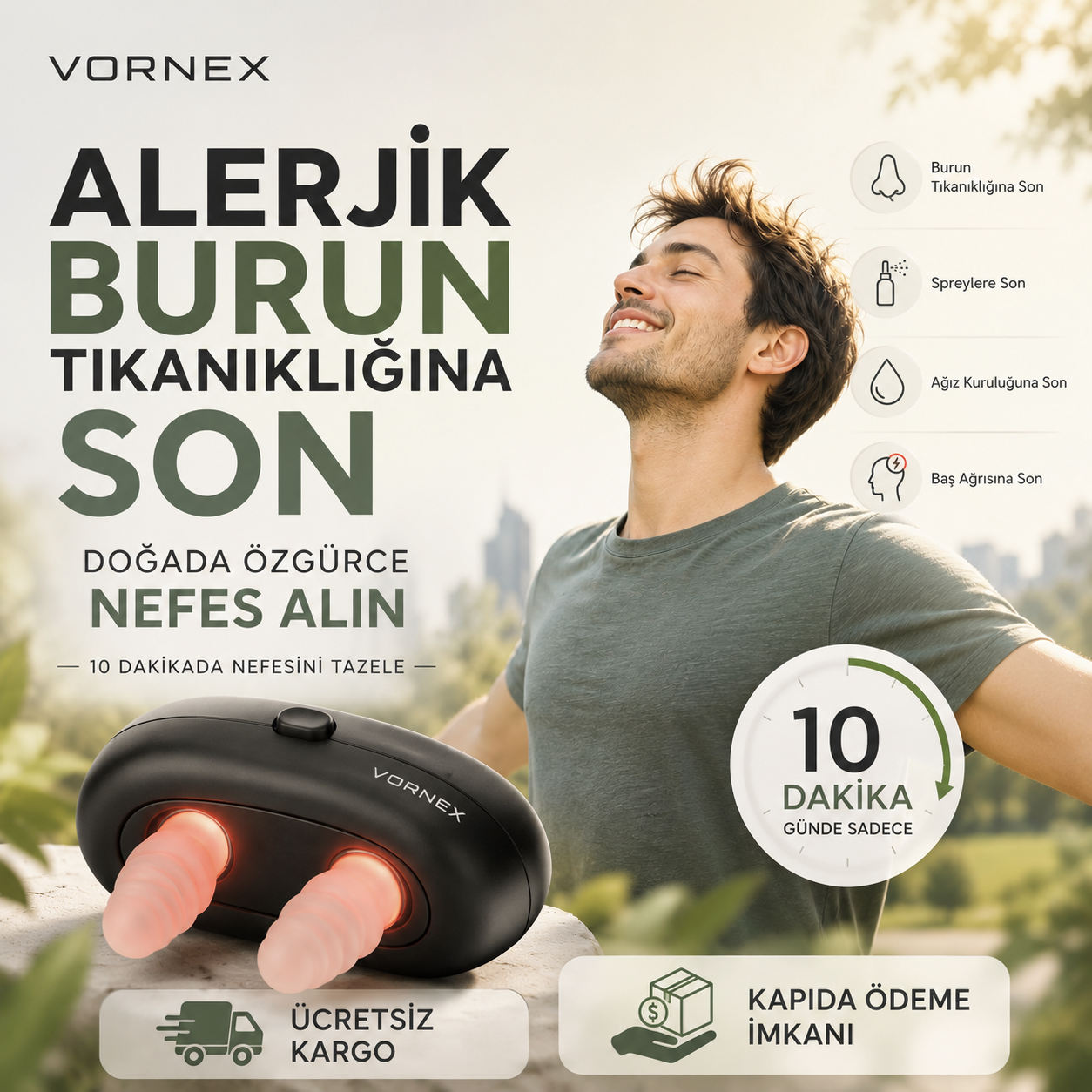 Vornex™ Rhinitis Burun Rahatlatıcı