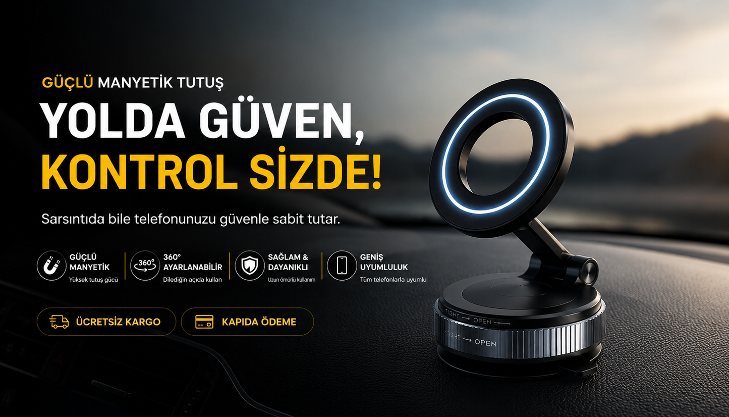 Vornex™ Premium Manyetik Telefon Tutucu🔋